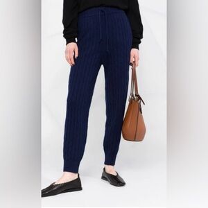 Ralph Lauren Cable Knit Wool/Cashmere Joggers NWT